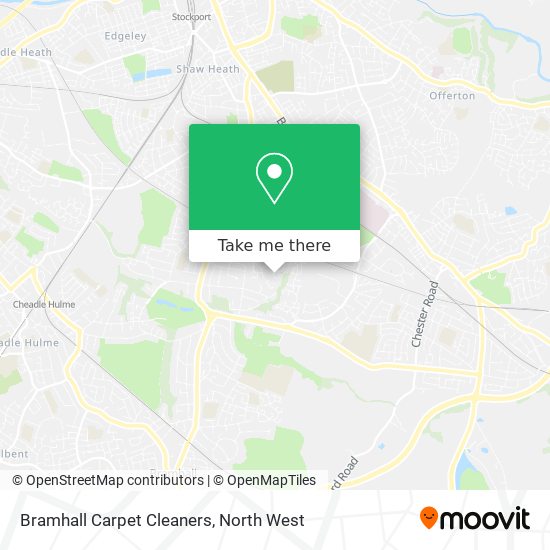 Bramhall Carpet Cleaners map