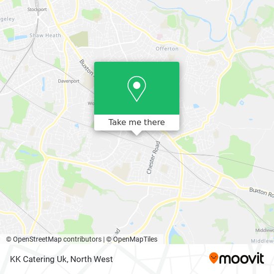 KK Catering Uk map