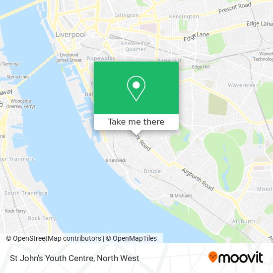 St John's Youth Centre map
