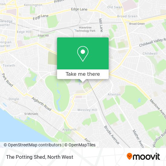 The Potting Shed map
