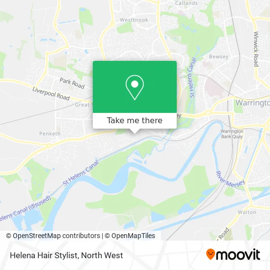 Helena Hair Stylist map