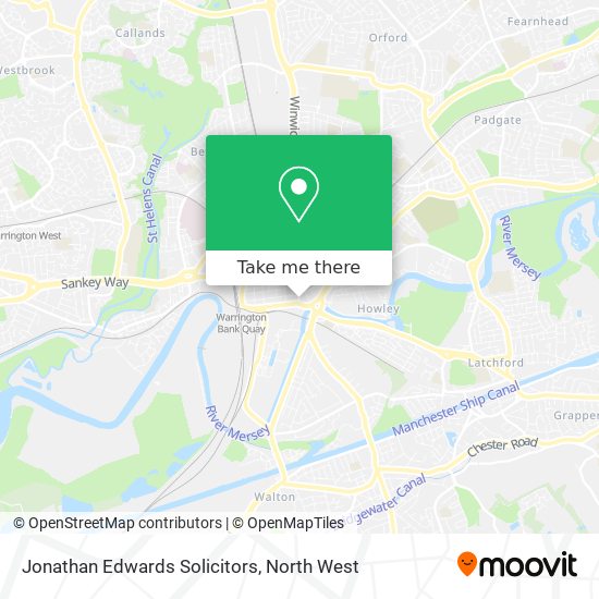 Jonathan Edwards Solicitors map