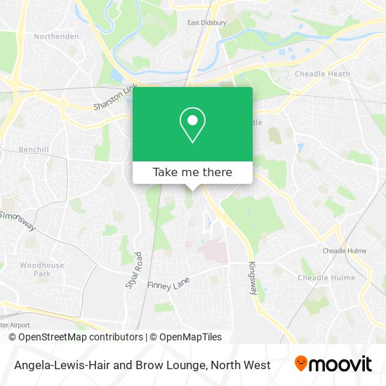 Angela-Lewis-Hair and Brow Lounge map