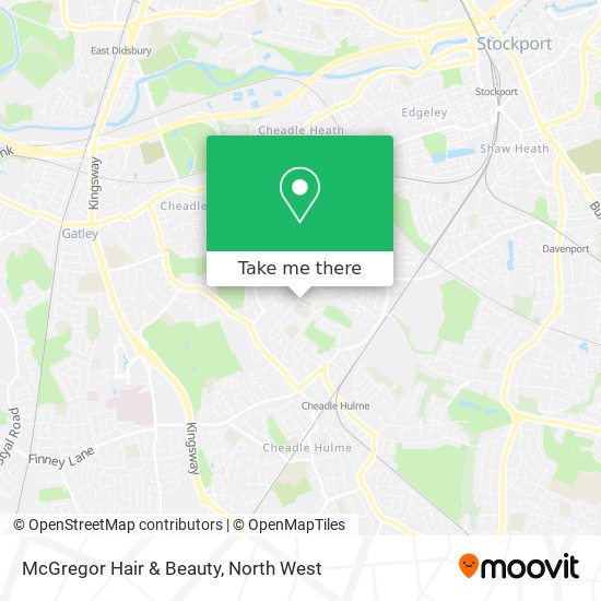 McGregor Hair & Beauty map