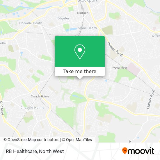 RB Healthcare map
