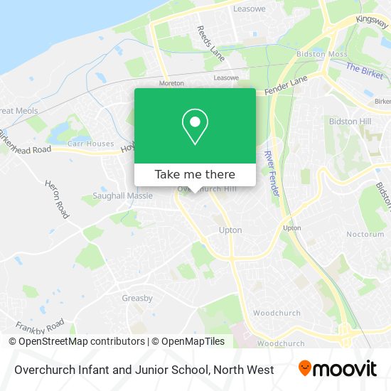 Overchurch Infant and Junior School map