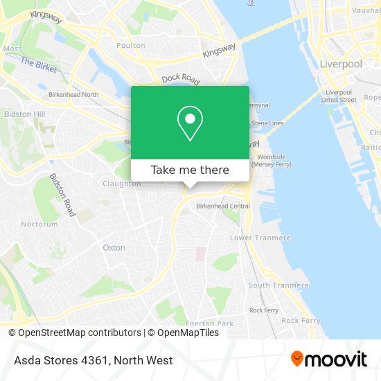 Asda Stores 4361 map