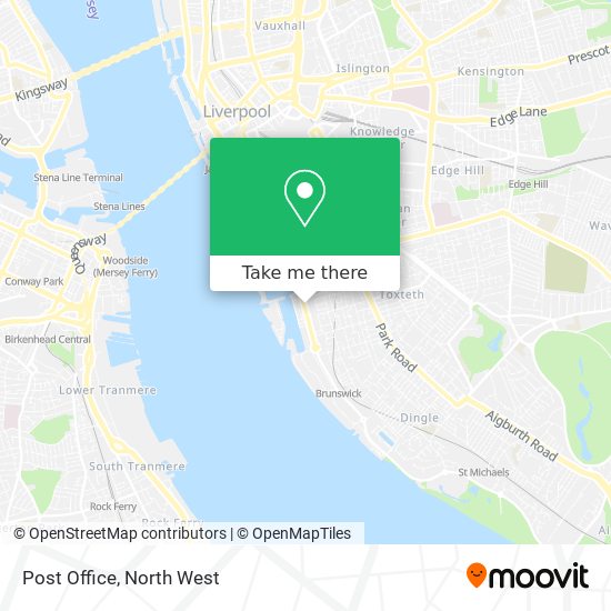 Post Office map