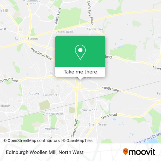 Edinburgh Woollen Mill map