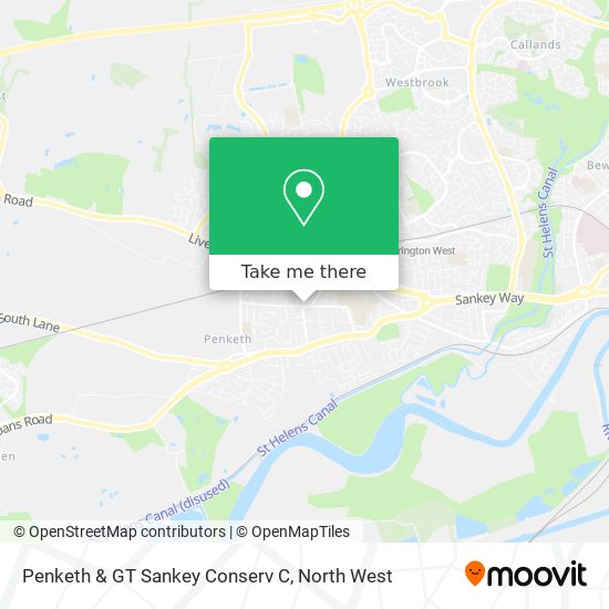 Penketh & GT Sankey Conserv C map