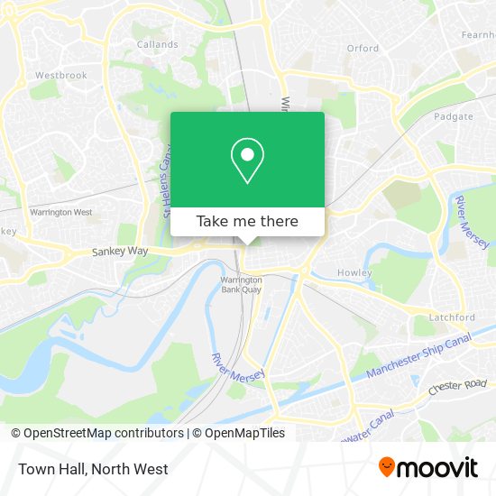 Town Hall map