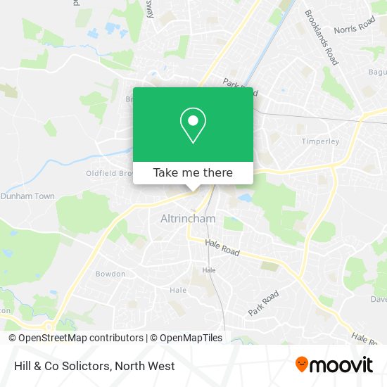 Hill & Co Solictors map