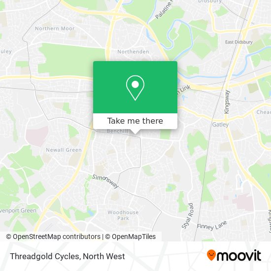 Threadgold Cycles map