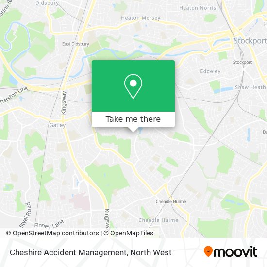 Cheshire Accident Management map