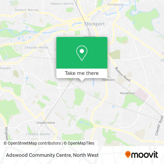Adswood Community Centre map