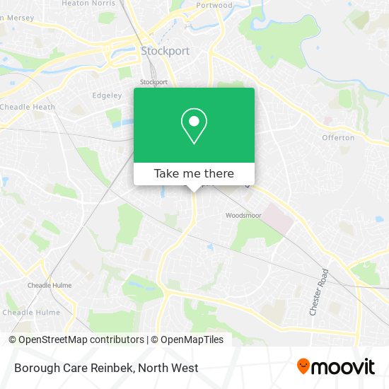 Borough Care Reinbek map