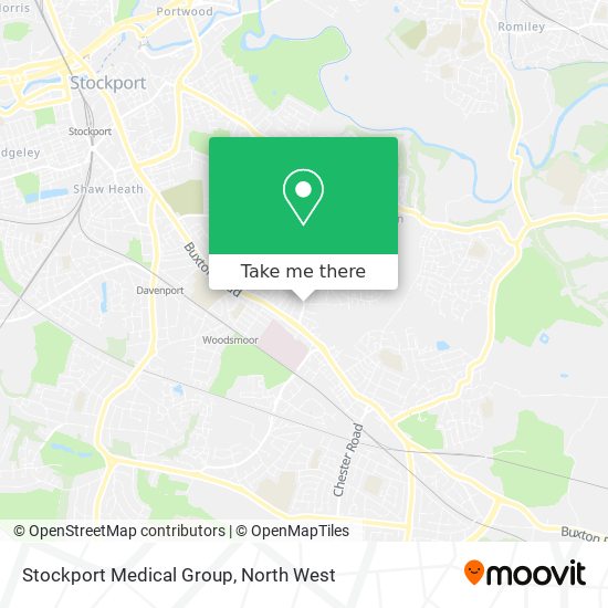 Stockport Medical Group map