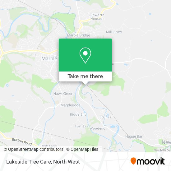 Lakeside Tree Care map