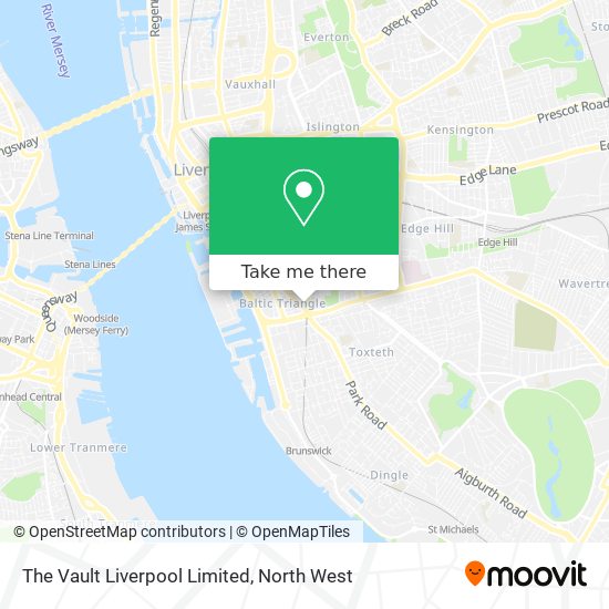 The Vault Liverpool Limited map