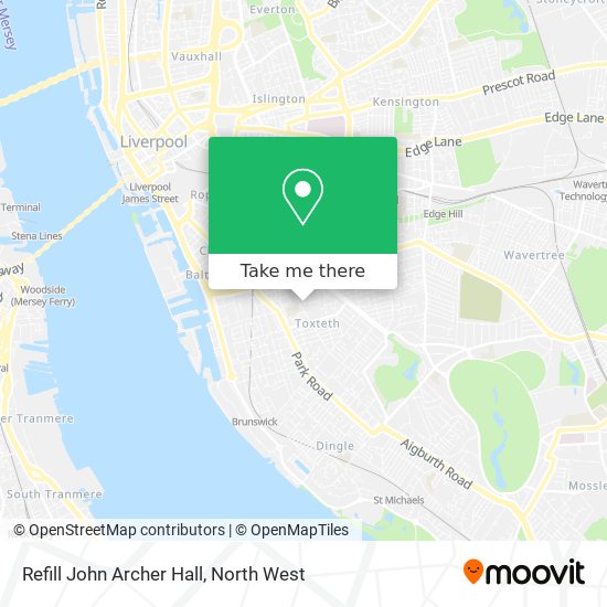 Refill John Archer Hall map
