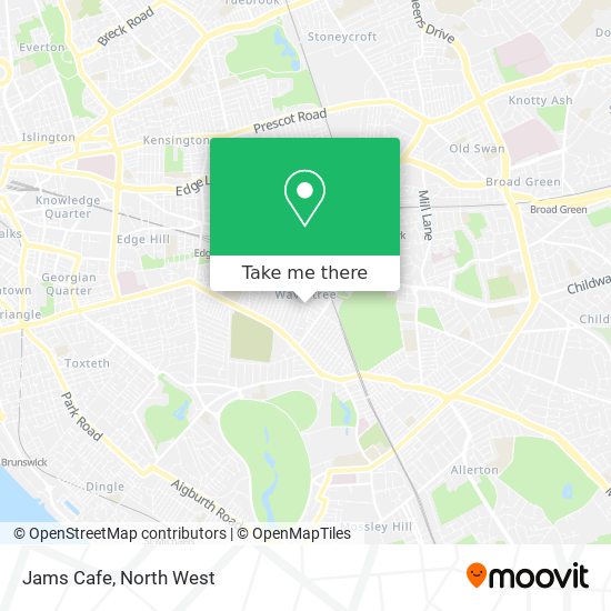 Jams Cafe map