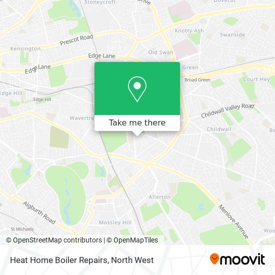 Heat Home Boiler Repairs map