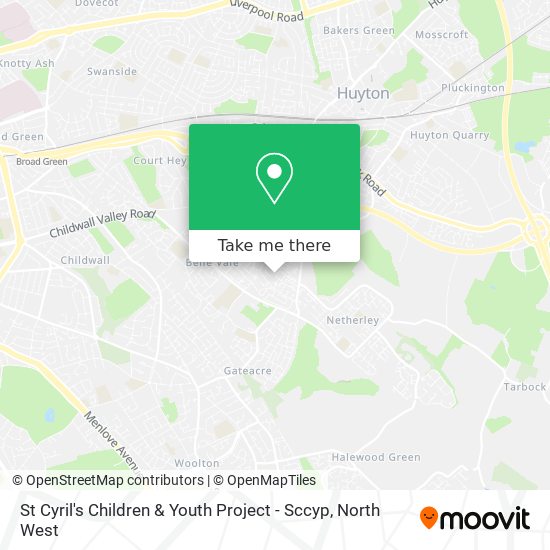 St Cyril's Children & Youth Project - Sccyp map