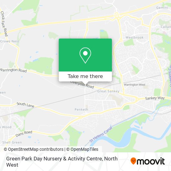 Green Park Day Nursery & Activity Centre map