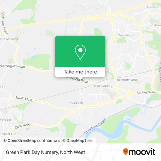 Green Park Day Nursery map