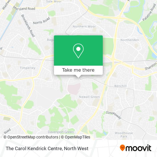 The Carol Kendrick Centre map
