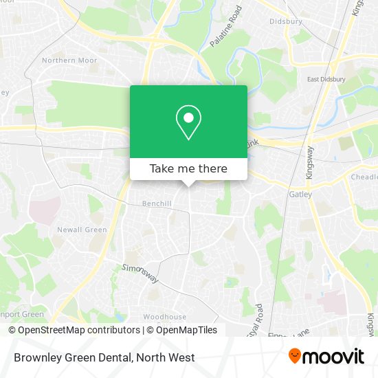 Brownley Green Dental map