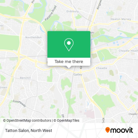 Tatton Salon map