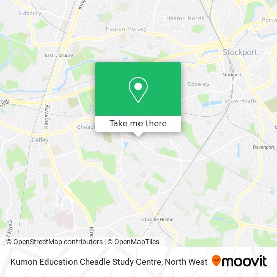 Kumon Education Cheadle Study Centre map