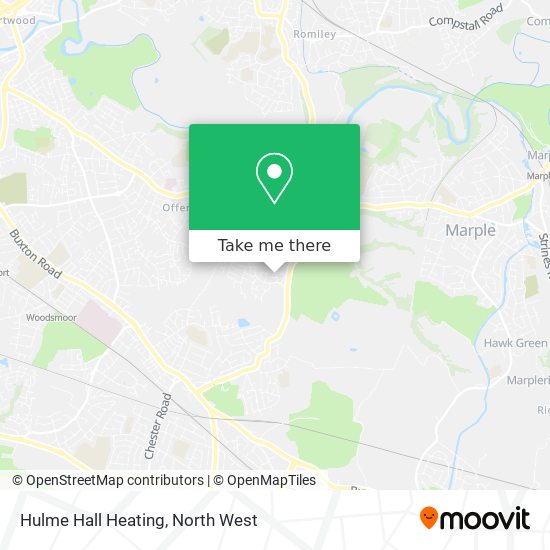 Hulme Hall Heating map