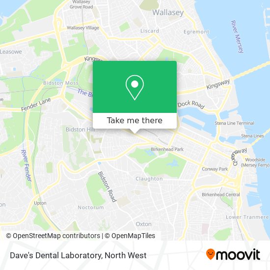 Dave's Dental Laboratory map