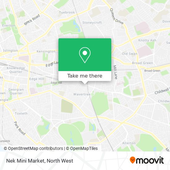 Nek Mini Market map