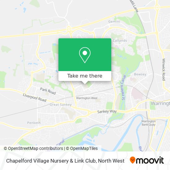 Chapelford Village Nursery & Link Club map