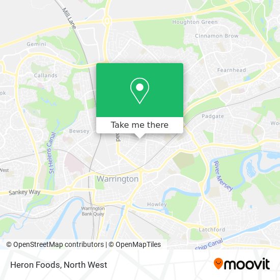 Heron Foods map