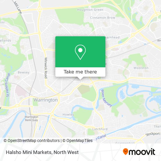 Halsho Mini Markets map