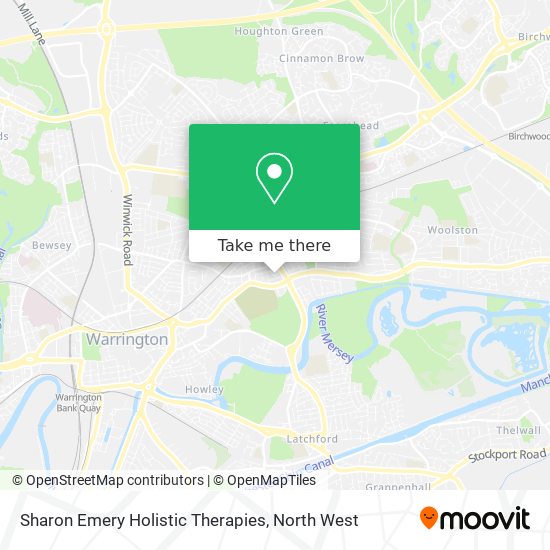 Sharon Emery Holistic Therapies map
