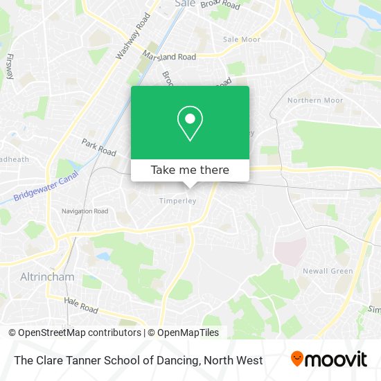 The Clare Tanner School of Dancing map