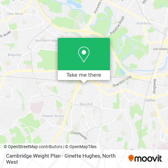 Cambridge Weight Plan - Ginette Hughes map