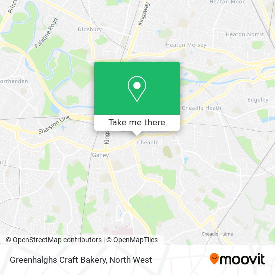 Greenhalghs Craft Bakery map