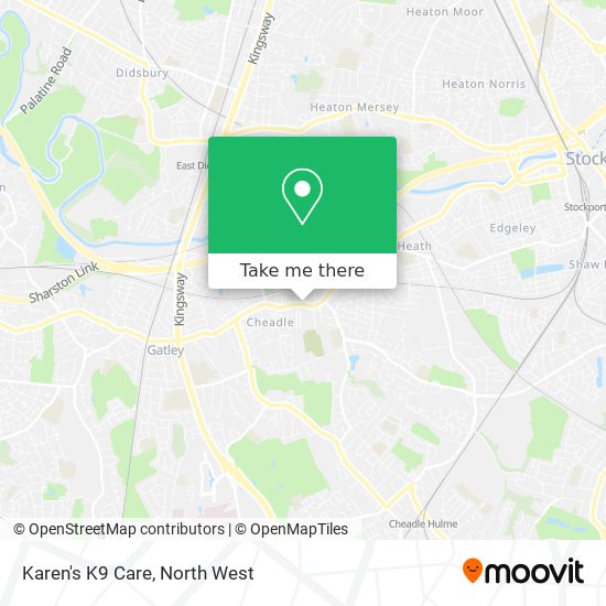 Karen's K9 Care map