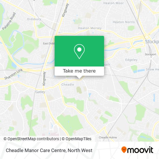 Cheadle Manor Care Centre map