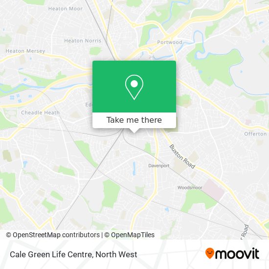 Cale Green Life Centre map