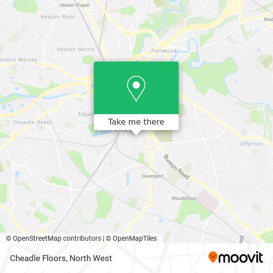 Cheadle Floors map