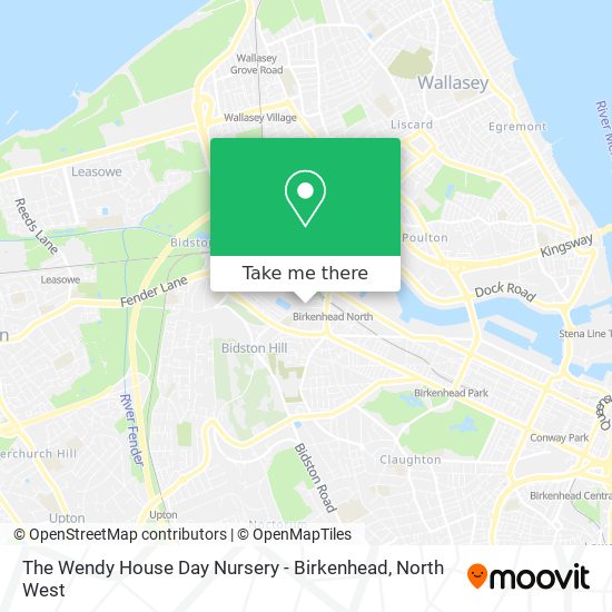 The Wendy House Day Nursery - Birkenhead map