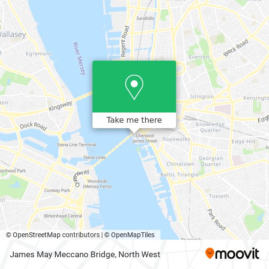 James May Meccano Bridge map