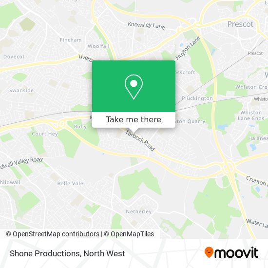 Shone Productions map